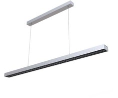 Pakabinamas šviestuvas 60W LED pakabinamas linijinis šviestuvas V-TAC, sidabrinis, dimeriuojamas, 4000K (natūraliai balta), SAMSUNG LED chip