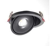 V-tac 28W LED įleidžiamas šviestuvas, juodas, 3000-6400K