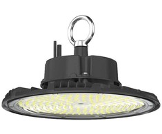 200W LED UFO sandėlio šviestuvas, juodas, 4000K