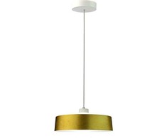 Pakabinamas šviestuvas 7W pakabinamas LED šviestuvas V-TAC, Ø340, aukso spalva, metalas / akrilas, 3000K (šiltai balta)