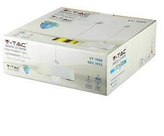 Pakabinamas šviestuvas 7W pakabinamas LED šviestuvas V-TAC, Ø340, baltas, metalas / akrilas, 3000K (šiltai balta)