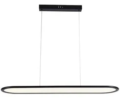 V-tac 24W LED pakabinamas šviestuvas, juodas, 3000K