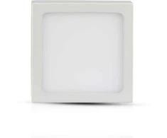 Bikuvalt 12W LED paviršinė panelė V-TAC, PREMIUM, kvadratinė, (6000K) šaltai balta