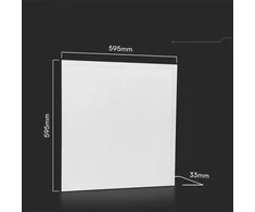 V-tac 25W LED panelė, 60x60cm, balta, 4000K, 180lm/W
