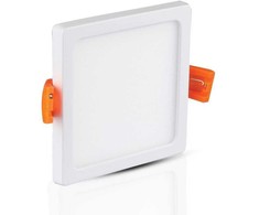22W LED įmontuojama panelė V-TAC Trimless, kvadratinė (6000K) šaltai balta