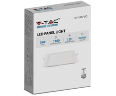 Bikuvalt 18W LED įleidžiama panelė, balta, 2700K, su maitinimo šaltiniu