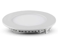 V-tac 6W LED įleidžiama panelė, balta, 3000K, su maitinimo šaltiniu