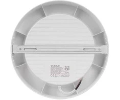 V-tac 18W LED paviršinė panelė, balta, 4000K, SAMSUNG LED chip