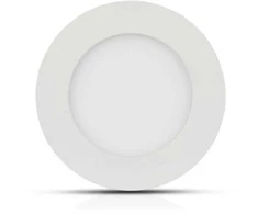 6W LED įmontuojama panelė premium V-TAC, apvali, 6400K (šaltai balta), SAMSUNG LED chip