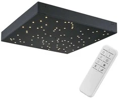 Lubinis šviestuvas Bikuvalt 8W LED lubų šviestuvas V-TAC, juodas, keičiantis spalvos spektrą, dimeriuojamas