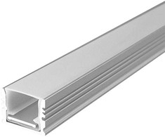 V-tac LED paviršinis profilis su dangteliu, sidabro sp., 2000x17.7x13mm