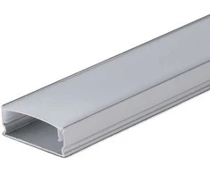 V-tac LED paviršinis profilis su dangteliu ir montavimo priedais, sidabro sp., 2m