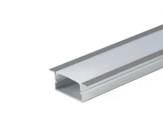 V-tac LED įleidžiamas profilis su dangteliu, sidabro sp., 2m