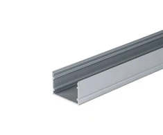 LED paviršinis profilis V-TAC, su dangteliu ir užbaigimais, aliuminio sp., 2000x30x20mm