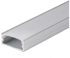 LED juostos profilis V-TAC, aliuminis, 2000x23.5x10mm, baltos spalvos.