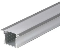 LED juostos profilis V-TAC, aliuminis, 2000x23x15.5mm, baltos spalvos.