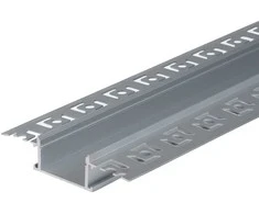Bikuvalt LED juostos aliuminio profilis V-TAC, 2m, sidabro sp., su dangteliu ir užbaigimais