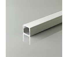 LED paviršinis profilis su dangteliu, sidabro sp., 2000x12x10mm