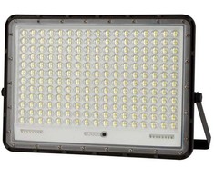 V-tac 30W LED prožektorius su saulės baterija, juodas, 4000K