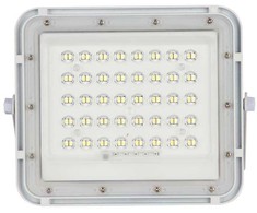 V-tac 6W LED prožektorius su saulės baterija, baltas, 4000K
