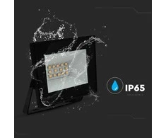 Bikuva.lt 10W LED prožektorius, juodas, 4000K