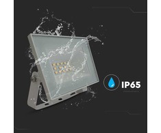 V-tac 10W LED prožektorius, baltas, 6500K