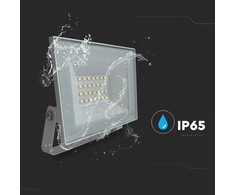 V-tac 20W LED prožektorius, baltas, 4000K