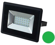 20W LED prožektorius V-TAC, SMD, juodas, šviesos spalva : žalia