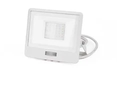 Samsung 30W LED prožektorius V-TAC, baltu korpusu, 6500K, su judesio davikliu