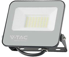 V-tac 30W LED prožektorius, juodas, 6500K, 160lm/W