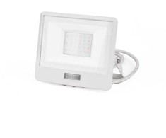 Samsung 30W LED prožektorius V-TAC, baltu korpusu, 4000K, su judesio davikliu
