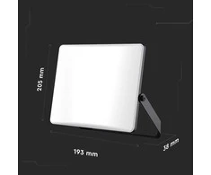 V-tac 50W LED prožektorius, juodu korpusu, 3000/4000/6500K