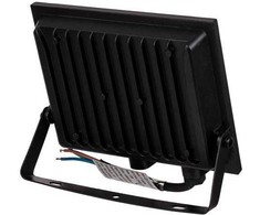 50W LED prožektorius, juodas, 3000K