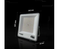 100W LED prožektorius, juodas, 3000/4000/6500K, CREE LED chip