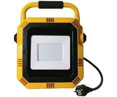 50W LED nešiojamas prožektorius V-TAC, 4000K (natūraliai balta), IP44, SAMSUNG LED chip