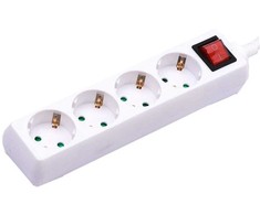 Ilgintuvas 4-vietis V-TAC, su jungikliu, 3G1.5MM2 X 1.5M