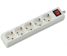 Ilgintuvas 5-vietis V-TAC, su jungikliu, 3G1.5MM2 X 5M