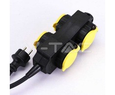 Ilgintuvas 4-vietis V-TAC, (3G1.5MMX3M), IP44