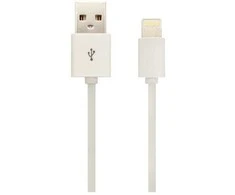USB laidas MFI IPHONE, 1,5m, baltas.