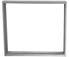 V-tac LED panelės paviršinio montavimo rėmelis, 60x60cm, baltas