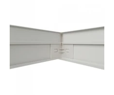 Ramka natynkowa do paneli LED składana 1200x300 balta BACKLIT PVC 6,5cm balta