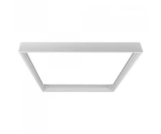 Ramka natynkowa do paneli LED składana 600x600 balta BACKLIT ALU 5,8cm balta