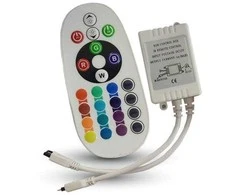 Bikuvalt RGB juostos valdiklis 6A (su 24 mygtukų apvaliu nuotoliniu pulteliu)