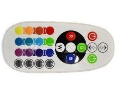 V-tac RGB juostos valdiklis 6A (su 24 mygtukų apvaliu nuotoliniu pulteliu)