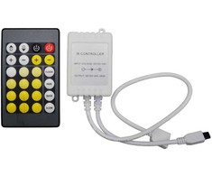 CCT LED juostų valdiklis su nuotolinio valdymo pulteliu, 12/24V