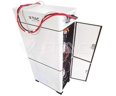 Stojak regał do magazynów energii V-TAC 5,12kWh 4xSKU11377 4 moduły max.100A 3 metai gwarancji