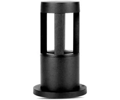 V-tac 10W LED pastatomas lauko šviestuvas, juodas, 3000K, IP65