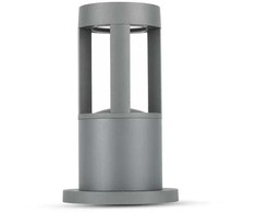 V-tac 10W LED pastatomas lauko šviestuvas, pilkas, 6400K, IP65