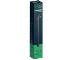 V-tac 4W LED pastatomas lauko šviestuvas, juodas, 3000K