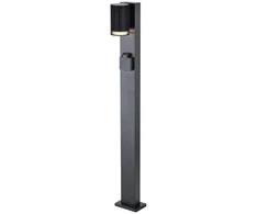 V-TAC sodo stulpas 80cm GU10 juodas 230V
